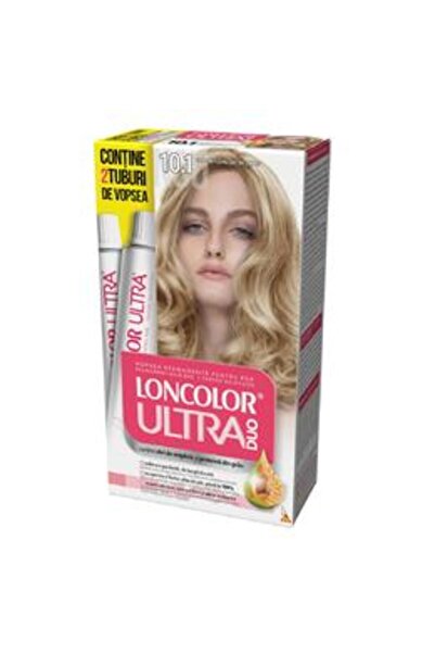 Loncolor Vopsea Permanenta pentru Par Ultra Max, nuanta 10.1 blond cenusiu de...