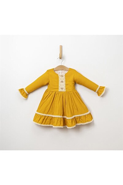 Ebruli 100% Cotton Embroidered Girl's Dress