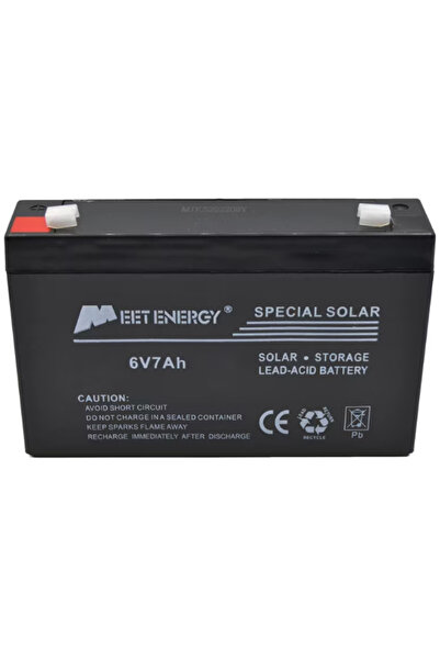 XL Meet Energy 6V 7Ah solar panel battery