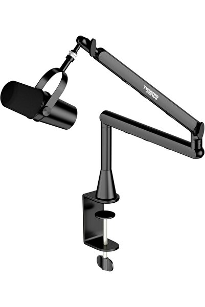 Twisted Minds Microphone Boom Arm Desk Mount TM‑FX01‑HP – Adjustable Dual 35 ...
