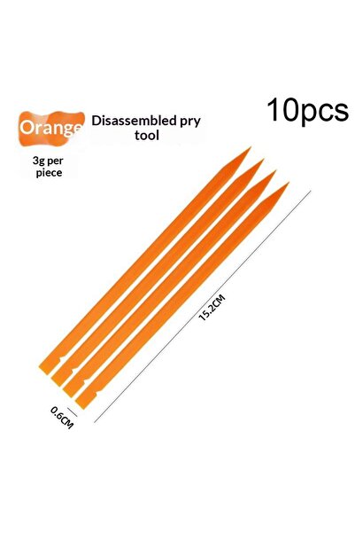 Choice6 10pcs Orange Anti-Static Plastic Spudger Opener Pry Opening Tools Kit...
