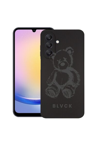 bestcase Husă pentru Samsung Galaxy A36, Teddy Bear blvck, Silicon subțire de...