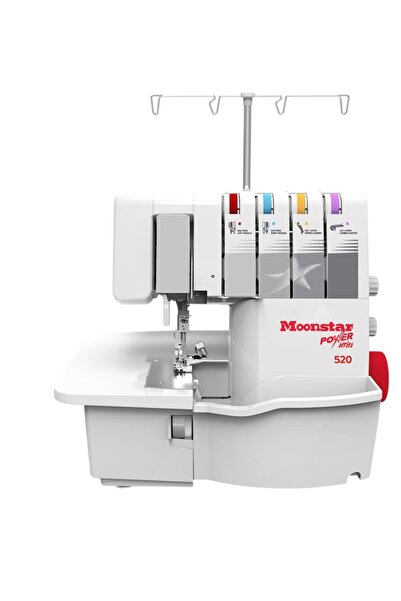 Moonstar Ev Tipi Çok Fonksiyonlu Profesyonel Overlok Dikiş Makinesi 2-3-4 İpl...