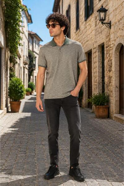 ALEXANDERGARDI Regular Fit Polo Collar T-Shirt