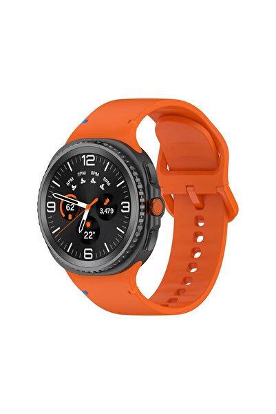 Mi7a Galaxy Watch 8 Ultra Uyumlu Klasik Silikon Kordon/Kayış