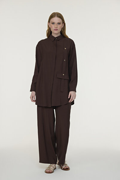Zühre Shirt Collar Double Brown Suit 1942