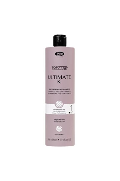 lisap milano Ultimate K Step 1 Hair Shampoo, 500 ml, with keratin, for hair s...