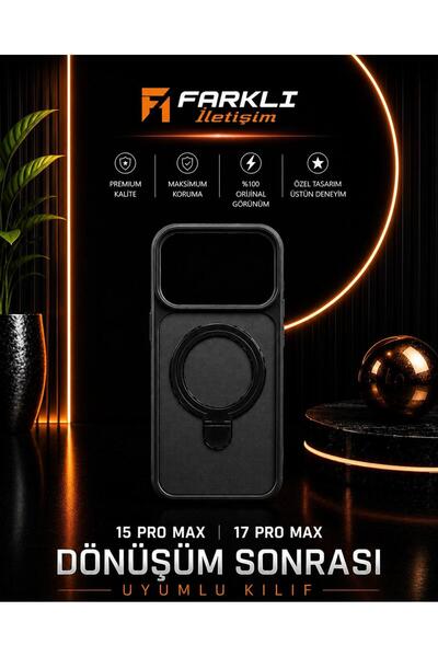 FARKLI İLETİŞİM İPHONE 15 PRO MAX 17 PRO MAX ARKA KAPLAMA STİCKER SONRASI UYU...