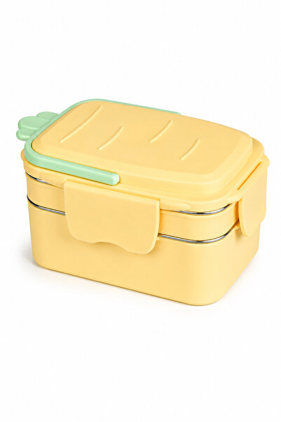 MUGGLE Ms-38 Stainless Steel 2-Tier Lunch Box with Compartments, Leak-Proof, ...