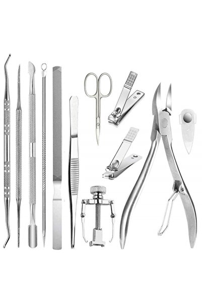 Choice 12Pcs 12Pcs/set Professional Pedicure Tools Ingrown Toenail Tools Kit ...