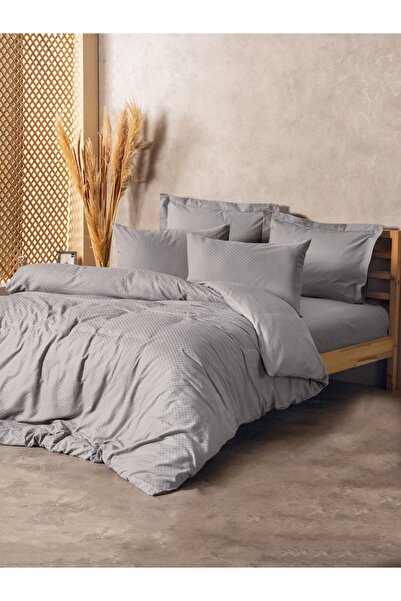 FARİKA Ranforce Double Quilt Cover Set Quilt Cover: 200 X 220 Cm Flat Sheet: ...