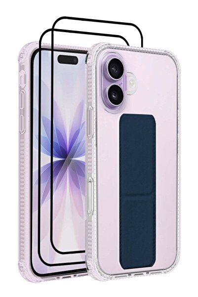 CATANES 3 Packs Finger Grip Clear Case Cover for iPhone 17