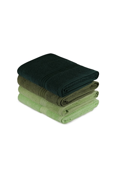 FARİKA Set prosoape de baie (4 piese) Prosop de baie: 70 X 140 Cm (4 piese) C...