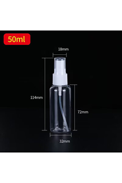 Choice3 3pcs 50ml 3/5/10pcs Refillable 10ml 30ml 50ml 100ml Clear PET Plastic...
