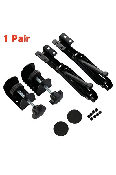 Choice As the picture show 1 Pair 2Pcs/Set L-shaped Foldable Desktop Bracket ...