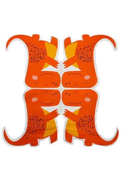 Choice 20pcs 20pcs/Pac 2-Ply Children Cartoon Dinosaur Pattern Shaped Paper N...