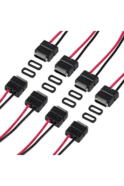 Choice 8pcs 8pcs USB Connector Type-C Female Chassis 2 Pin for DIY, 2.5A 5V W...