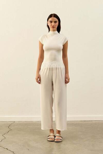 Ceylan Otantik White Pants Lining