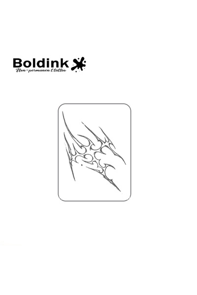 Choice B238-0810M Boldink Abstract Tribal Flame Temporary Tattoo,Lasts To 15 ...