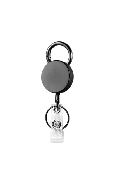 Choice3 style E Heavy Duty Metal Retractable Carabiner Keychain Belt Badge Re...