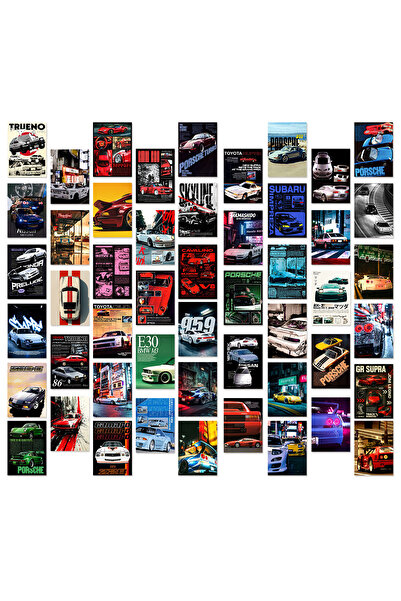 Choice 50PCS 50PCS Modified Racing Car Poster Cool JDM Graffiti Stickers DIY ...