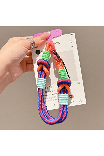 Choice3 حزام هاتف محمول أنيق قصير مضاد للضياع مع حبل تعليق للمعصم