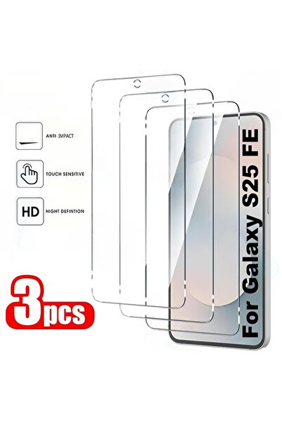 Choice16 زجاج مقوى 3 قطع لهاتف جالاكسي S25 FE، 3 قطع زجاج مقوى لهاتف S25 FE 5...