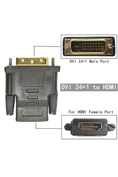Choice1 DVI 24 1 to HDMI DVI 24+1 24+5 to HDTV-Compatible Cable Adapter DVI M...