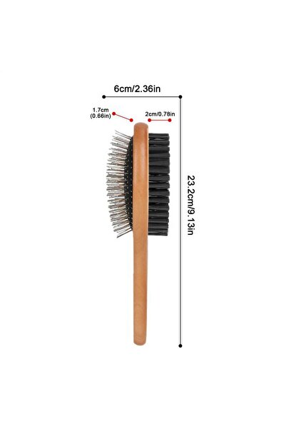 Choice 1PC Pet Grooming Brush Double-sided Brush Comb Stainless Steel Needle ...