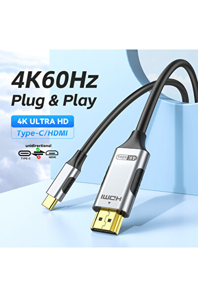 choice2 2M 4K Type-C to HDMI Type C to HDMI-Compatible HDTV Cable 8K@60Hz 4K@...