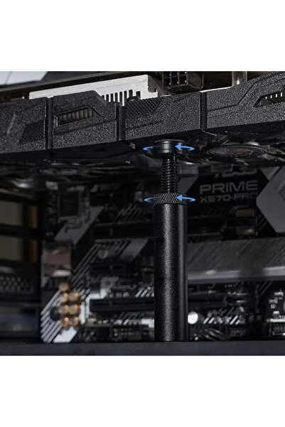 Choice1 حامل بطاقة الرسومات GPU أسود 73-120 مم يدعم حامل بطاقة الفيديو التلسك...