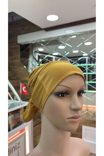 Firdevs وشاح داخلي فاخر مضاد للانزلاق مع ربطة خلفية، وشاح حجاب، حجاب داخلي بل...