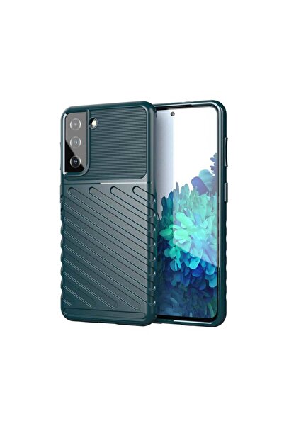 OEM Θήκη Κινητού Thunder Case Flexible Tough Rugged Samsung Galaxy S21 Πράσινο