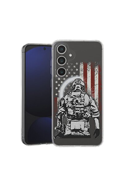 bestcase Husă pentru Samsung Galaxy A56 cu design American Soldier, TPU anti-...