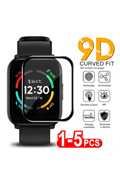 Choice55 3 قطع من واقي الشاشة الزجاجي المقوى الناعم 9D لساعة GTS 2 mini وHuam...