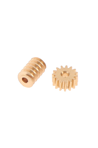 Choice1 B 1 Set 1:87 Modulus 0.2 15T Micro Brass Turbine Worm Static Change G...