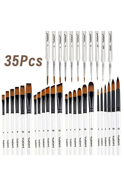 Choice 35pcs 35pcs Artist Paint Brushes Set Artist Paintbrushes For Acrylic O...