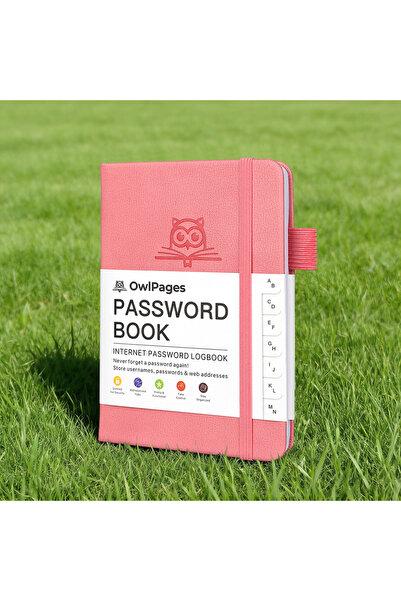 Choice7 Pink Password Keeper Journal - Organize & Store Passwords Alphabetica...