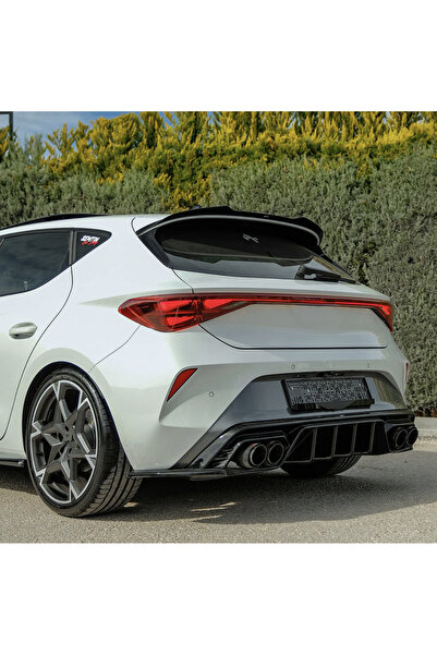 TMZ Garage Cupra Leon 2020+ Arka Difüzör & Flap Seti | Agresif Tampon Altı Ta...