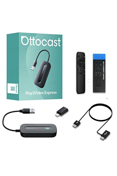 Choice محول Ottocast Play2Video Pro اللاسلكي للسيارة مع دعم CarPlay وAndroid ...