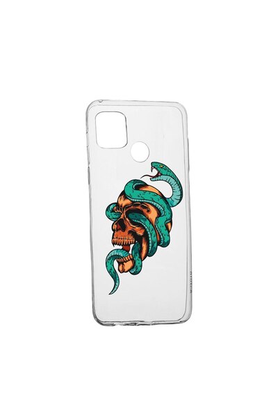 bestcase Husa Silicon, Compatibila Cu Xiaomi Poco C40 / Redmi 10C, Skull, rez...