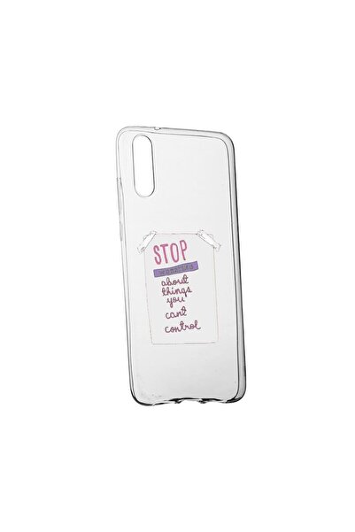 bestcase Husa cu mesaj Stop Worrying, pentru Xiaomi Redmi 9A, rezistenta la u...