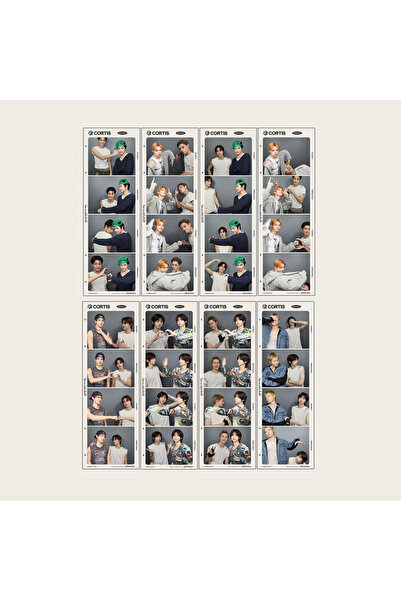 Choice CORTIS 8Pcs/Set Kpop Idol CORTIS Funny 4-Piece Grid Selfie Double-Side...