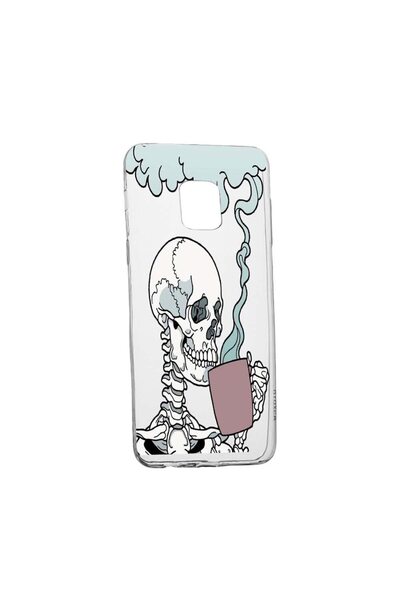 bestcase Husa Silicon Thinking Skull, Compatibila cu Xiaomi Poco X3 (NFC) / P...