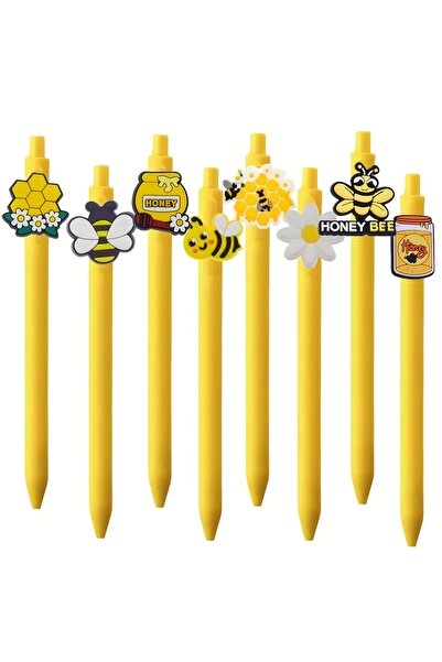 Choice 8pcs 8Pcs Bee Neutral Pen Set，Black Ink Bumblebee Pen，Suitable for par...
