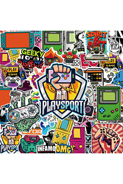 Choice Bandai StyleAB 100pcs 50/100pcs Classic Cool Video Game Stickers Vinta...