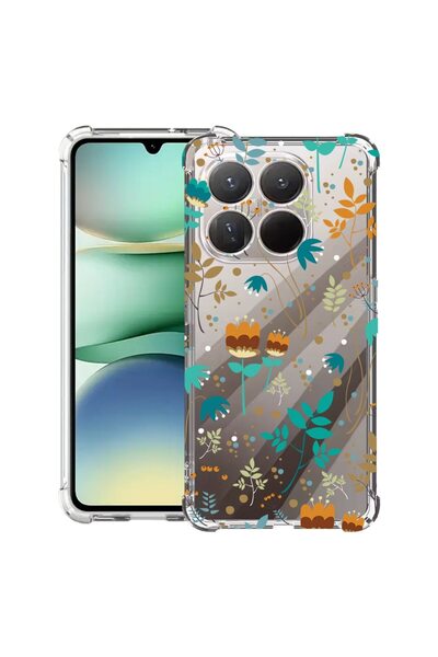bestcase Husă Antișoc Compatibilă cu Xiaomi 15T, cu Design Flori de Primăvară...
