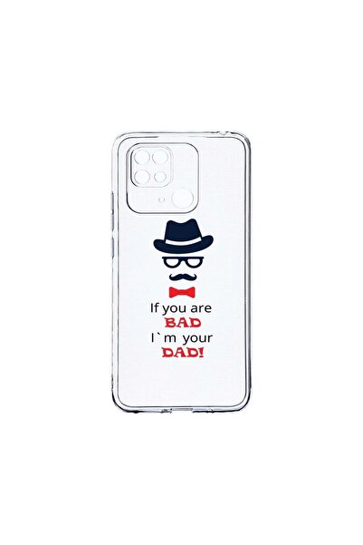 bestcase Διαφανής Θήκη Σιλικόνης 2MM, Συμβατή με Xiaomi Redmi 10C, Bad Dad, Α...