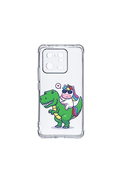 bestcase Husa BestCase¬Æ Anti Shock 1.5MM, Compatibila Cu Xiaomi 13 Pro, Dino...