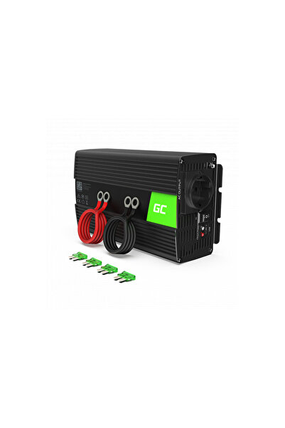 Greencell Invertor auto 24V la 230V 1000W/2000W Undă sinusoidală pură